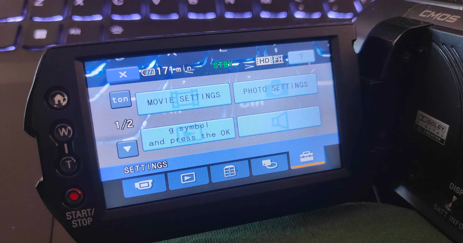 Partially translated UI
